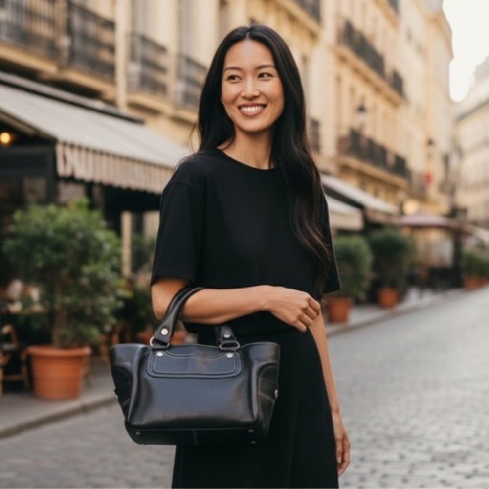 Celine Boogie Bag in Black w SHW